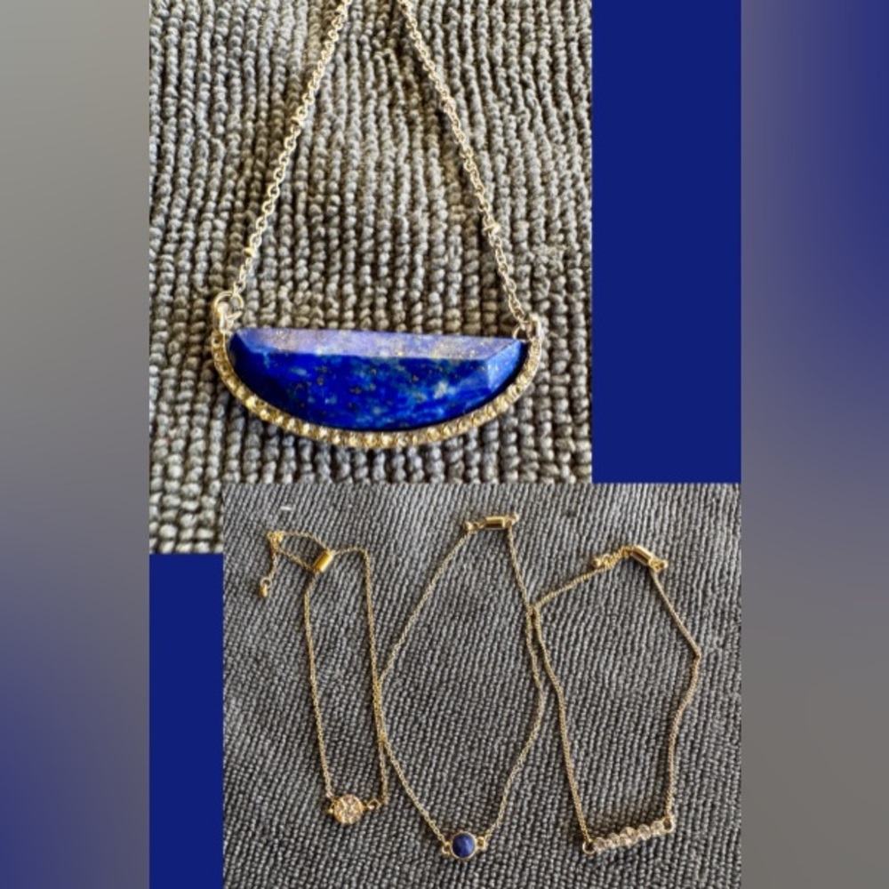 Kevia Style jewelry bundle lapis necklace and bracelets